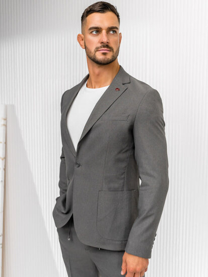 Men's Casual Suit Grey Bolf 12