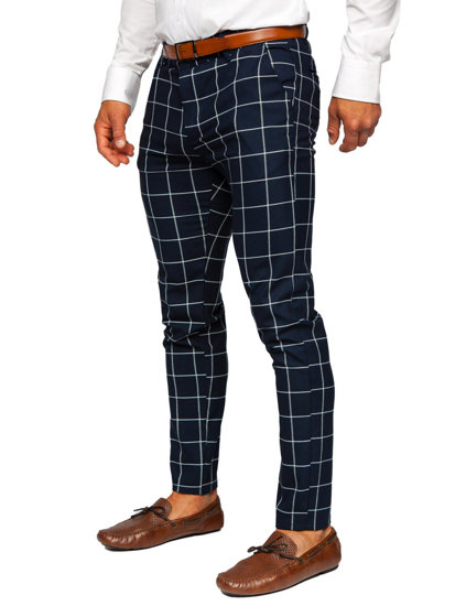 Men's Checkered Chino Pants Inky Bolf 0050