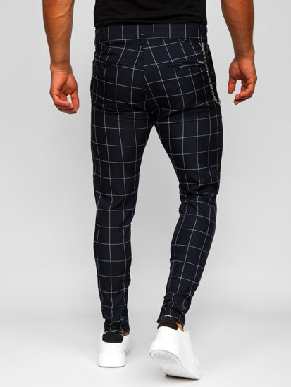 Men's Checkered Chino Pants Inky Bolf 0061