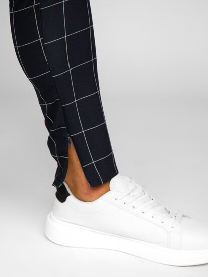 Men's Checkered Chino Pants Inky Bolf 0061