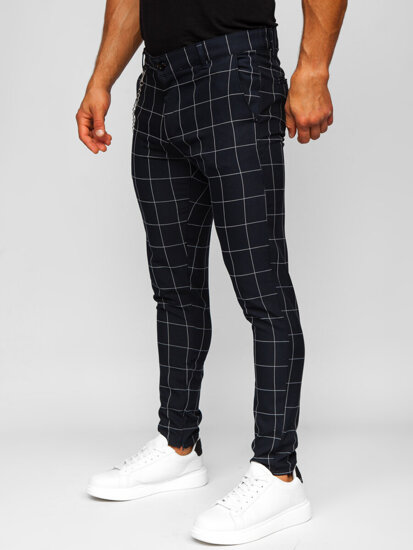 Men's Checkered Chino Pants Inky Bolf 0061