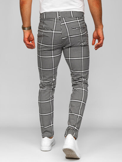 Men's Checkered Joggers Black Bolf 184175