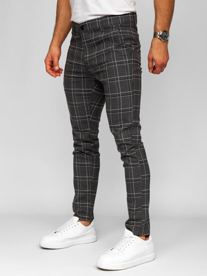 Men's Checkered Joggers Graphite Bolf 184168