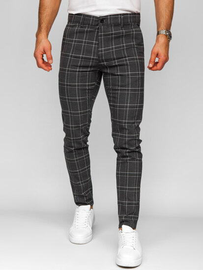 Men's Checkered Joggers Graphite Bolf 184168