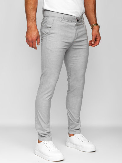 Men's Chino Pants Grey Bolf 0041