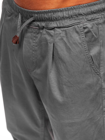 Men's Chino Pants Grey Bolf 6237