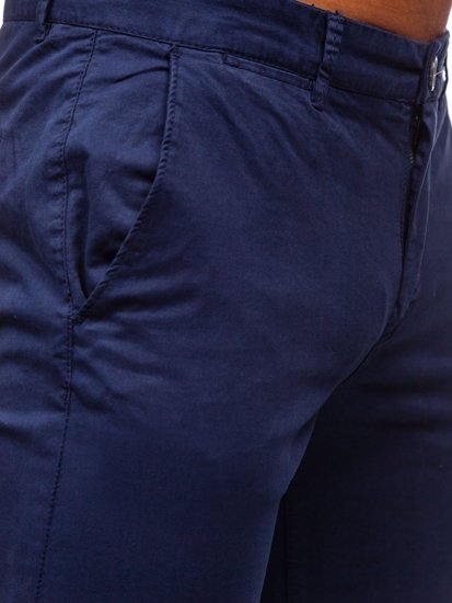 Men's Chino Pants Navy Blue Bolf 1146