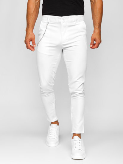 Men's Chino Pants White Bolf 0059