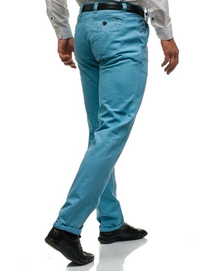 Men's Chino Trousers Sky Blue Bolf 6188