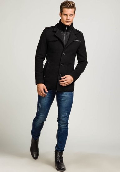 Men's Coat Black Bolf 8856C