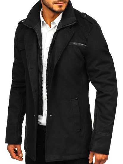 Men's Coat Black Bolf 8856D