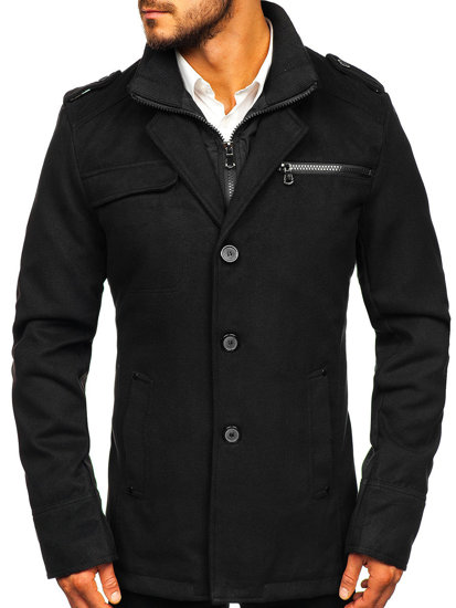 Men's Coat Black Bolf 8856D