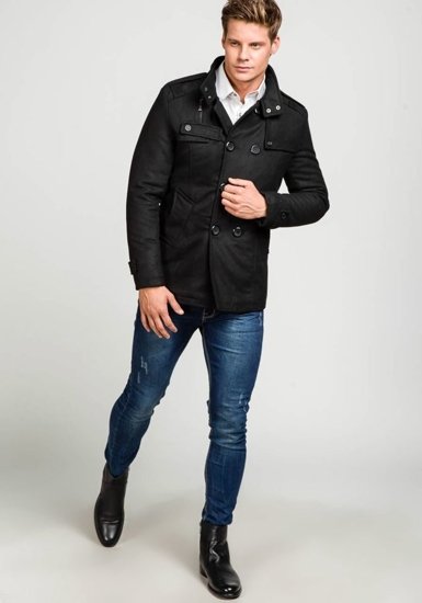 Men's Coat Black Bolf 8857