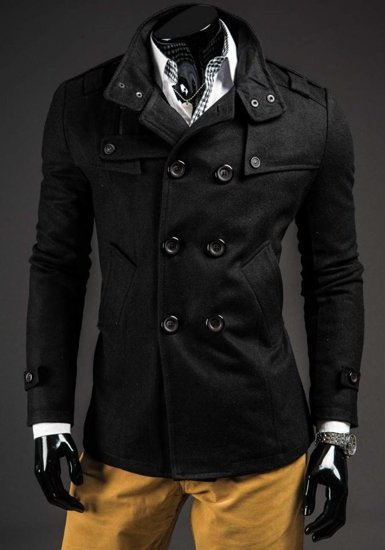 Men's Coat Black Bolf 8857B