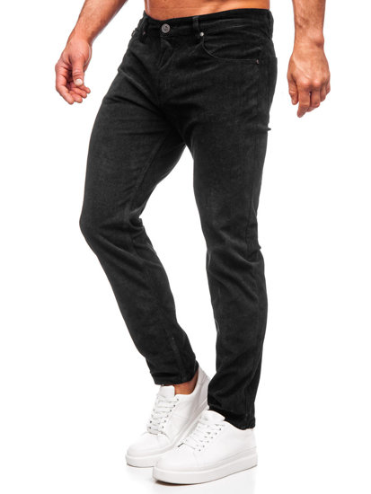 Men's Corduroy Pants Black Bolf KA9916