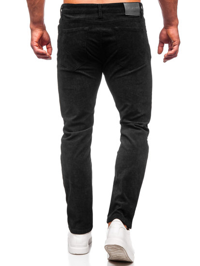 Men's Corduroy Pants Black Bolf KA9916