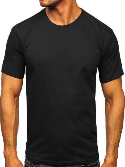 Men's Cotton Basic T-shirt Black Bolf 192397