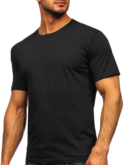 Men's Cotton Basic T-shirt Black Bolf 192397