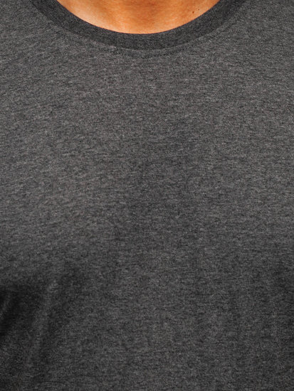 Men's Cotton Basic T-shirt Graphite Bolf 192397