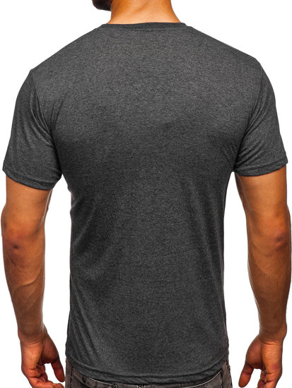 Men's Cotton Basic T-shirt Graphite Bolf 192397