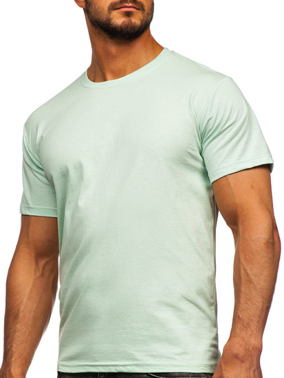 Men's Cotton Basic T-shirt Light Mint Bolf 192397