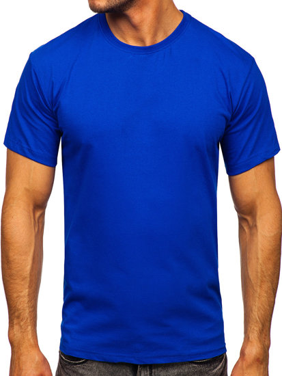 Men's Cotton Basic T-shirt Royal Blue Bolf 192397