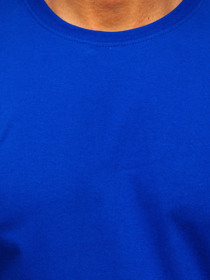 Men's Cotton Basic T-shirt Royal Blue Bolf 192397