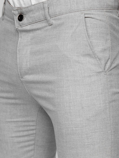 Men's Cotton Chinos Grey Bolf 0041