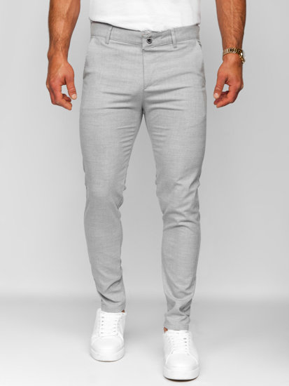 Men's Cotton Chinos Grey Bolf 0041