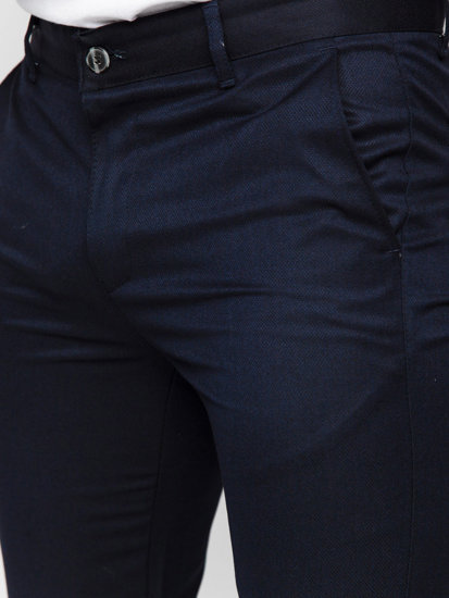 Men's Cotton Chinos Navy Blue Bolf 0030