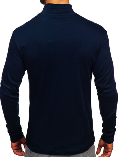 Men’s Cotton Polo Neck Sweater Inky Bolf 534