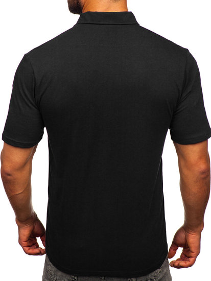 Men's Cotton Polo Shirt Black Bolf 143006