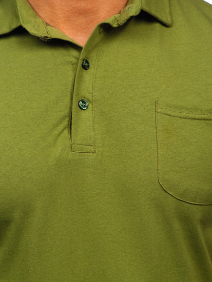 Men's Cotton Polo Shirt Green Bolf 143006