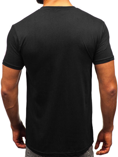 Men's Cotton T-shirt Black Bolf 14736