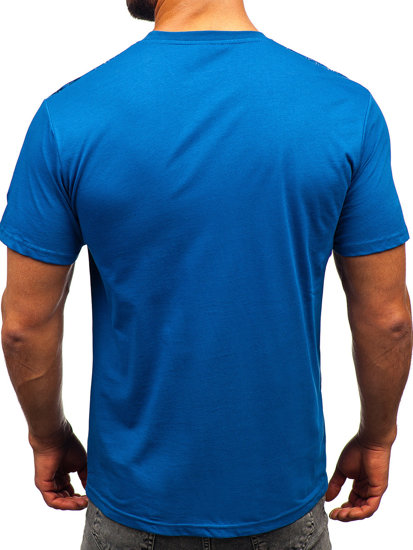 Men's Cotton T-shirt Blue Bolf 14722