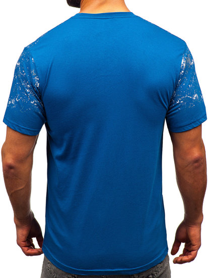 Men's Cotton T-shirt Blue Bolf 14725