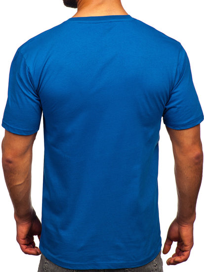 Men's Cotton T-shirt Blue Bolf 14748