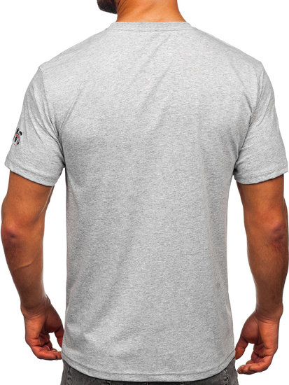 Men's Cotton T-shirt Grey Bolf 14746