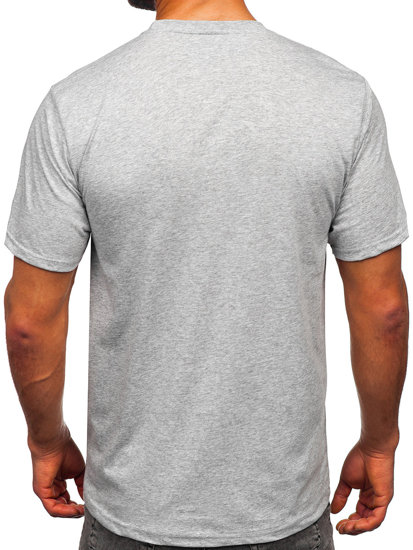 Men's Cotton T-shirt Grey Bolf 14769