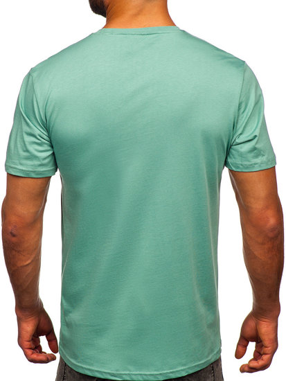 Men's Cotton T-shirt Mint Bolf 0001