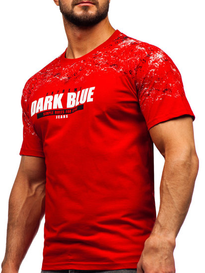 Men's Cotton T-shirt Red Bolf 14725