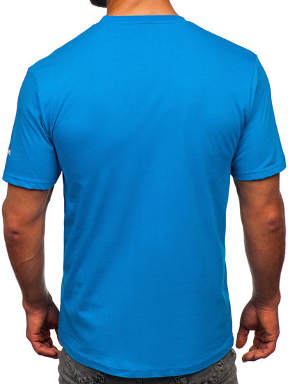 Men's Cotton T-shirt Sky Blue Bolf 14731