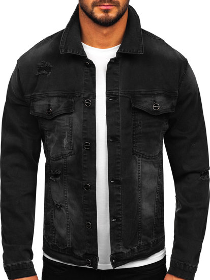 Men's Denim Jacket Black Bolf MJ506N