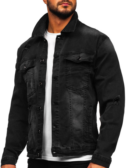 Men's Denim Jacket Black Bolf MJ506N