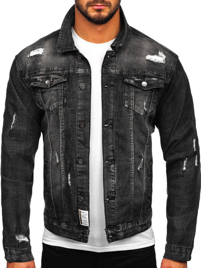 Men's Denim Jacket Black Bolf MJ507N