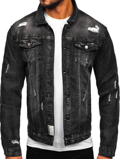 Men's Denim Jacket Black Bolf MJ507N