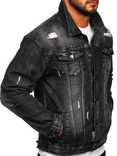 Men's Denim Jacket Black Bolf MJ507N