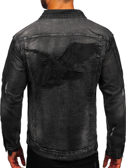 Men's Denim Jacket Black Bolf MJ507N