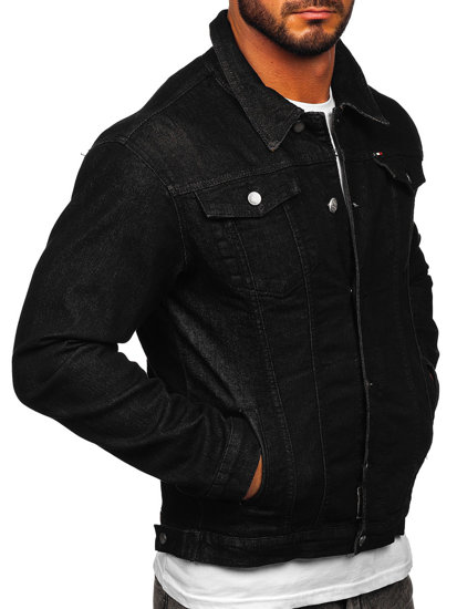 Men's Denim Jacket Black Bolf MJ510N