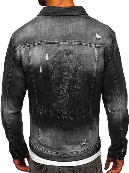 Men's Denim Jacket Black Bolf MJ511G